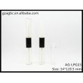 Transparent & vide à deux têtes en plastique Quadrate Lip Gloss Tube AG-LPG15, AGPM emballage cosmétique, couleurs/Logo personnalisé
